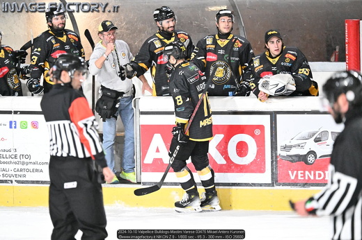 2024-10-10 Valpellice Bulldogs-Mastini Varese 03475 Mikael Antero Kuronen